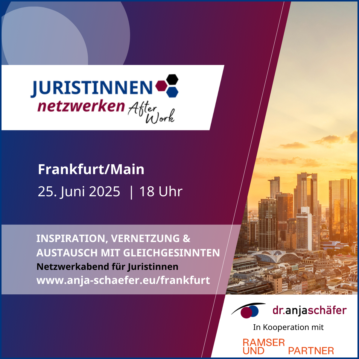 250625 JN After Work Frankfurt LinkedIn Beitrag