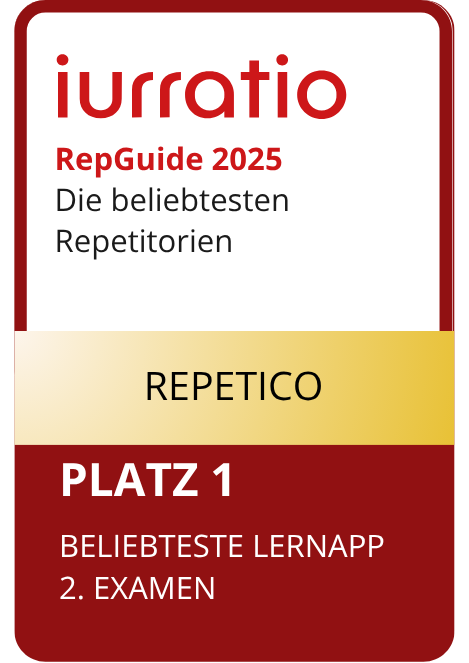 Beliebteste Lernapp 2. Examen Platz 1 Repetico