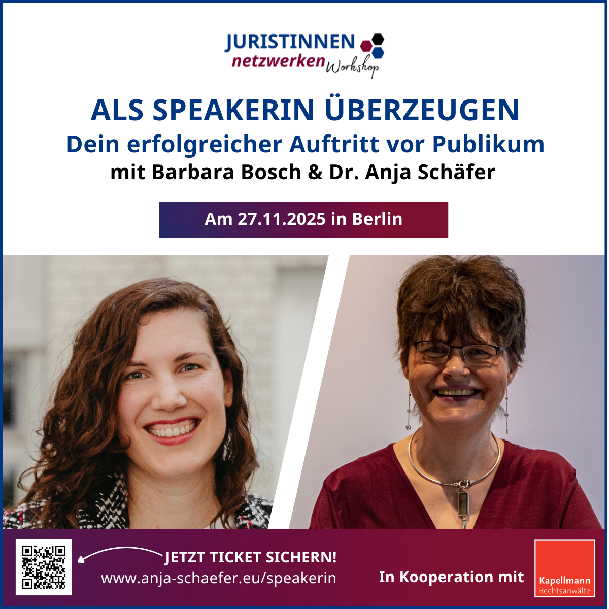 Speakerin WS 2025 LinkedIn Beitrag