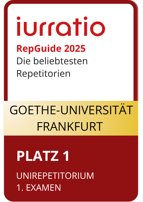 Unirepetitorium 1. Examen Platz 1 Goethe Universitaet Frankfurt