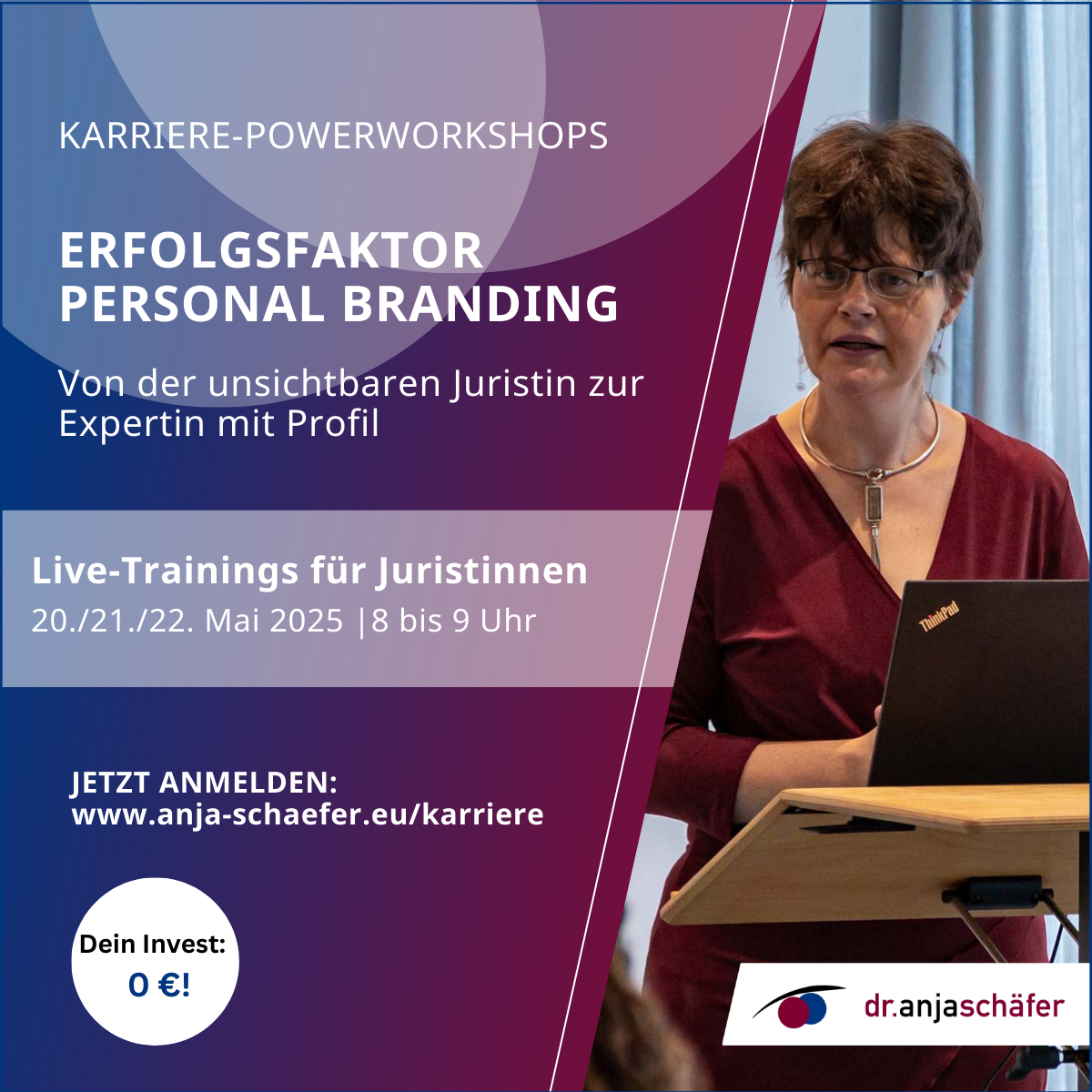 Karriere-Powerworkshops: Erfolgsfaktor Personal Branding - Von der unsichtbaren Kollegin zur Expertin mit Profil 1 Karriere-Powerworkshops: Erfolgsfaktor Personal Branding